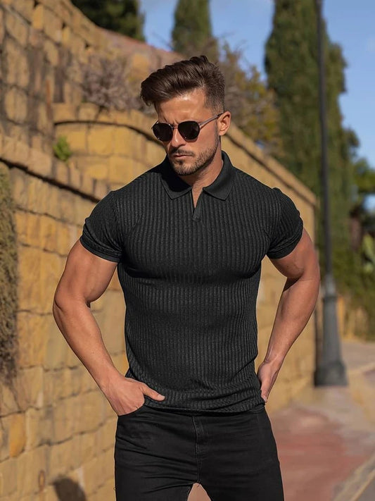 Timo - Elegante Camisa Polo de Tricot