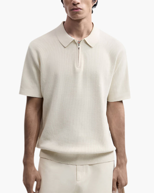 TOMO - Polo com meio fecho para homem